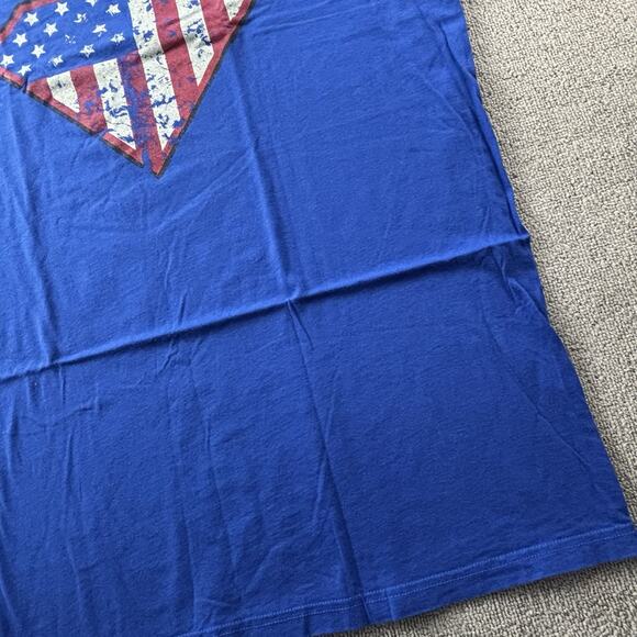 Grunt Style Shirt Adult Extra Large Blue Short Sleeve USA Patriot Casual Men's - Picture 5 of 14